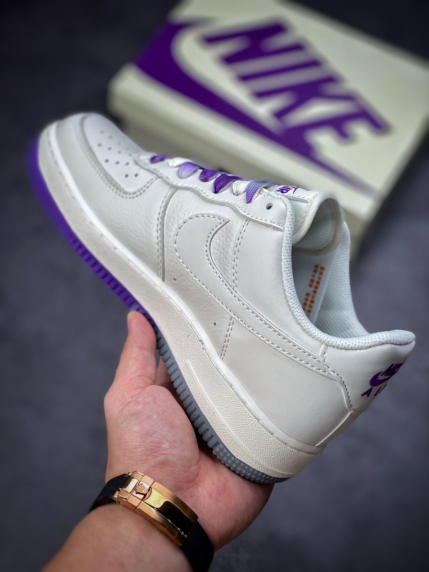 260 Nike Air Force 1 Low 07 串标白紫渐变NK6928-205