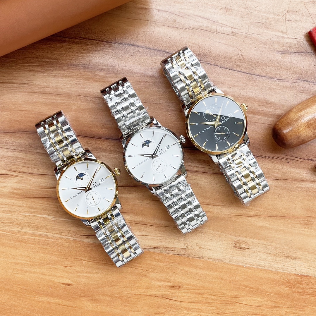 ， 皮带，钢带 2022最佳设计 高清实拍 优质产品 沉稳有型 魅力不凡 简约热卖 品牌： 欧米茄 Omega 脱俗气质4针星辰新品 类型：精品男士腕表 表带：真牛皮表带/316精钢表带 机芯：高端自动机械机芯 镜面：矿物质强化玻璃更高清 品味高雅 浩瀚大气 匠心独运 腕间瑰宝 尺寸：直径40mm厚11mm