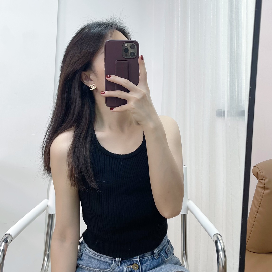 新款☑️CHANEL香奈儿双c满钻耳钉耳环