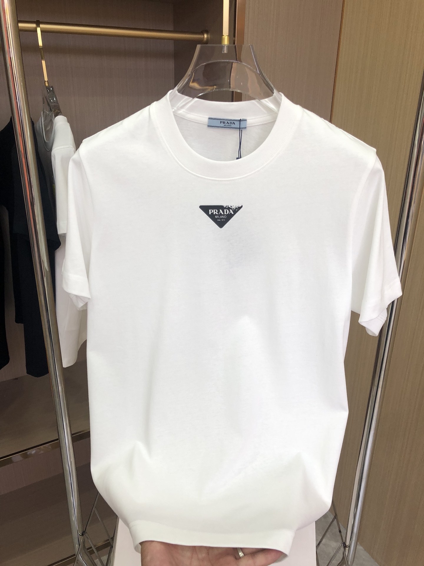 Prad*普拉*2022ss春夏新款T恤