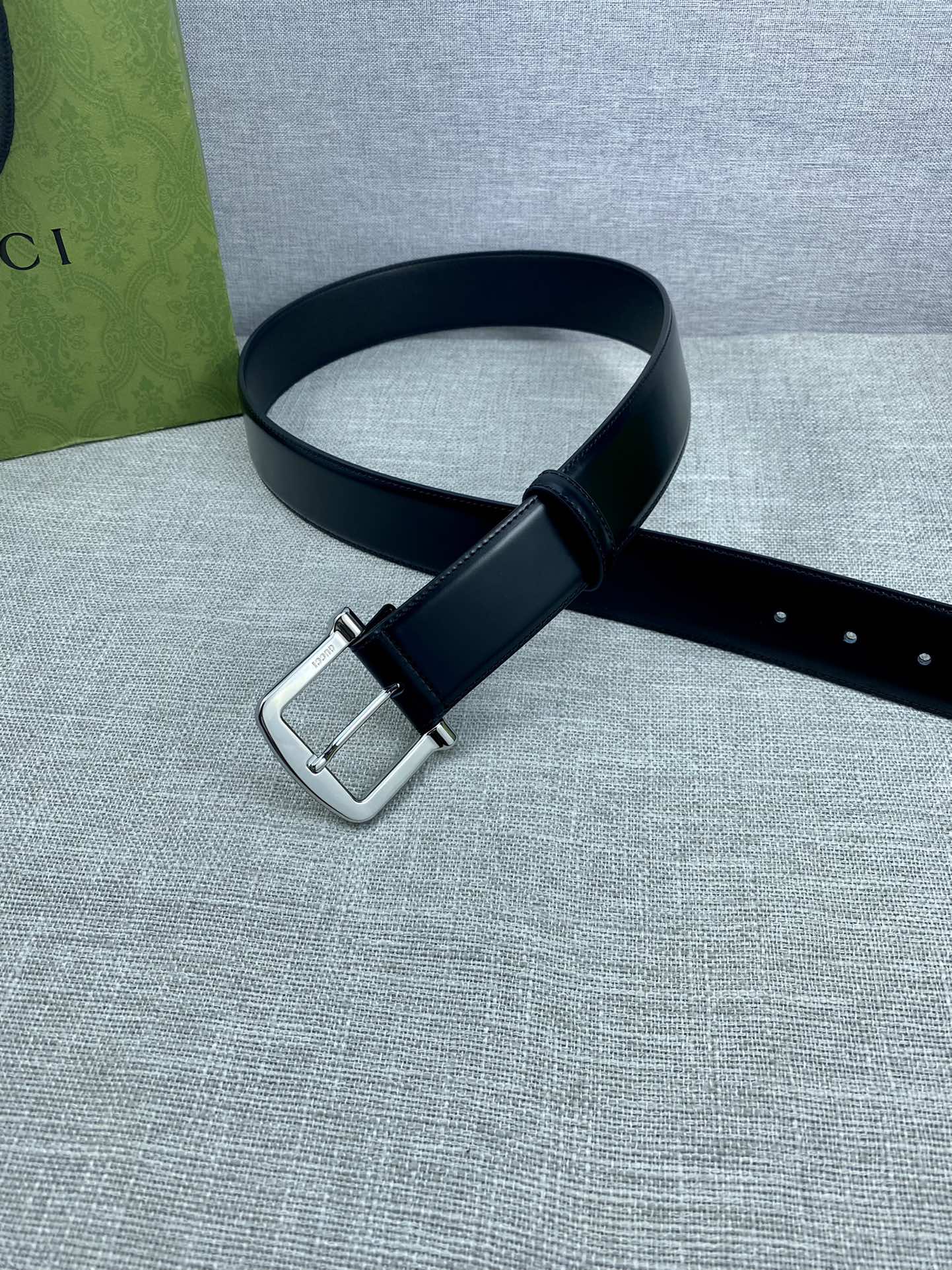 宽度4.0cmgucci互扣式双G带