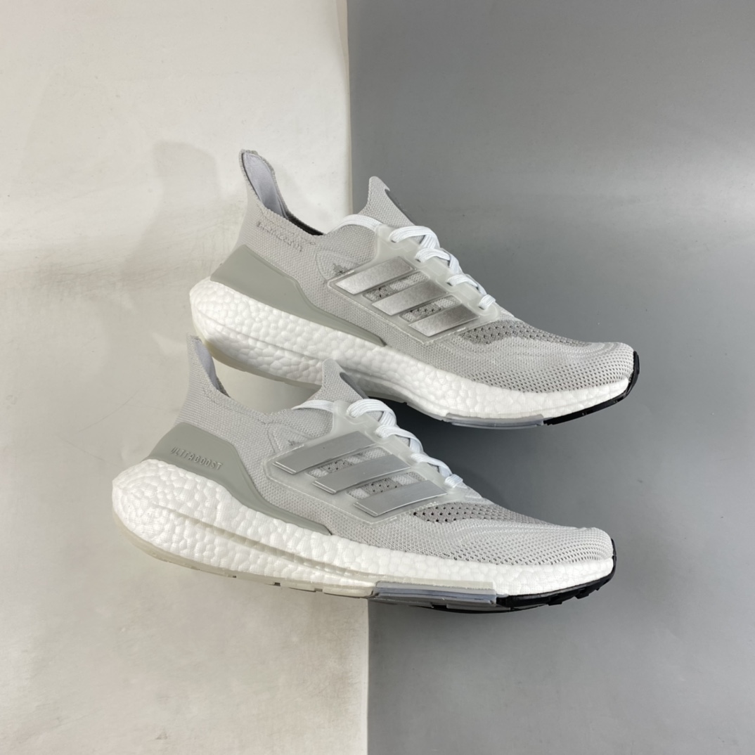 P200 Adidas UltraBoost 21 加厚爆米花袜套式针织鞋面休闲运动慢跑鞋 GV7724