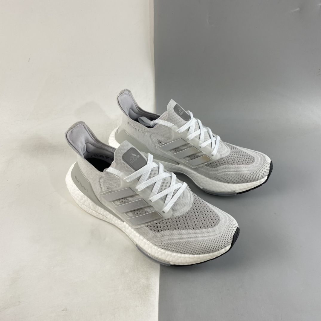 P200 Adidas UltraBoost 21 加厚爆米花袜套式针织鞋面休闲运动慢跑鞋 GV7724