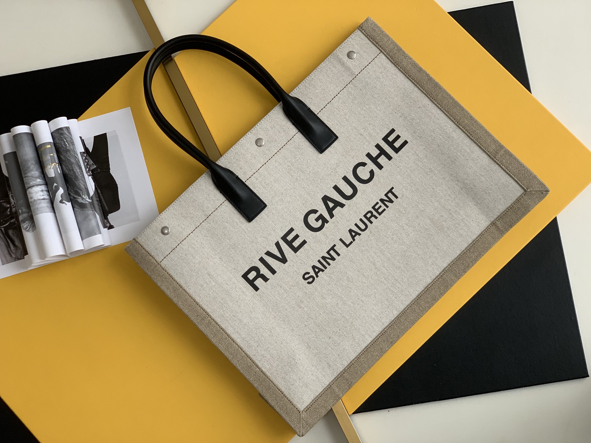 RIVE GAUCHE 托特包 防水麻布 购物袋