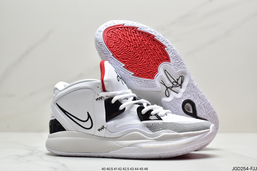 180 真标Nike Kyrie 8 Infnity EP 耐克 欧文8 Swoosh 采用镂空刺绣工DC9134