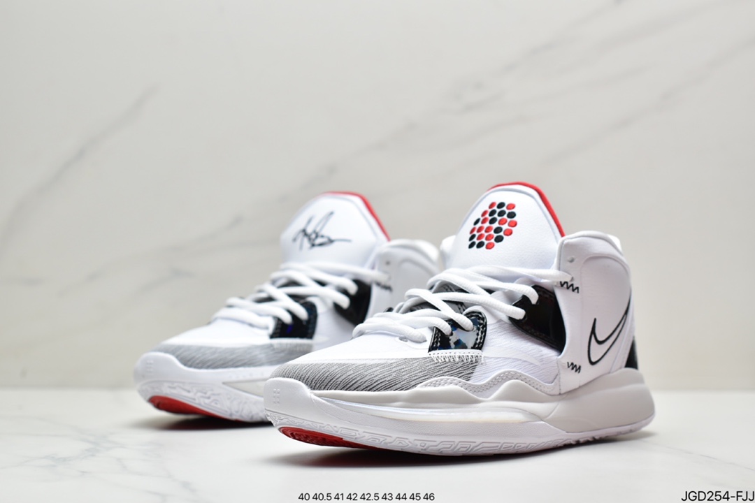180 真标Nike Kyrie 8 Infnity EP 耐克 欧文8 Swoosh 采用镂空刺绣工DC9134