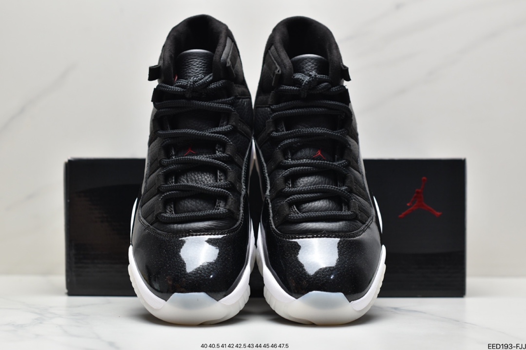 370 耐克Nike Air Jordan 11 Retro Low”Concord Bred”AJ11代迈克尔·乔丹低帮运动文化篮球鞋AV2187-160