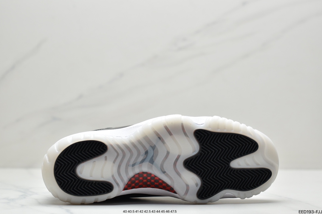 370 耐克Nike Air Jordan 11 Retro Low”Concord Bred”AJ11代迈克尔·乔丹低帮运动文化篮球鞋AV2187-160