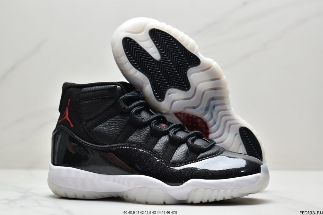 370 耐克Nike Air Jordan 11 Retro Low”Concord Bred”AJ11代迈克尔·乔丹低帮运动文化篮球鞋AV2187-160