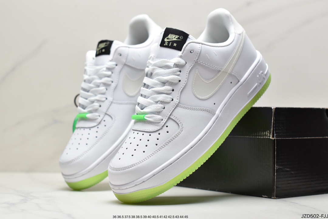 140 耐克 Nike Air Force 1 Low “Have A Nike Day”笑脸夜光空军一号低帮休闲板鞋CT3228-100