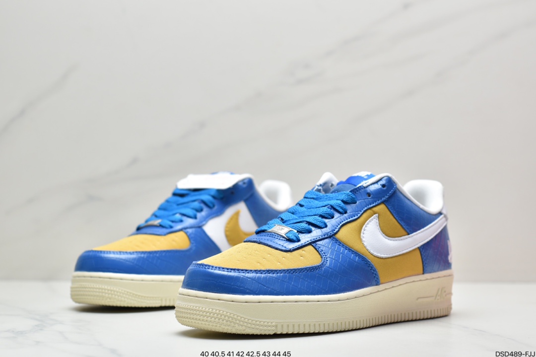 100 耐克NK Air Force 1 空军一号 蓝 蛇纹 DM8462-400
