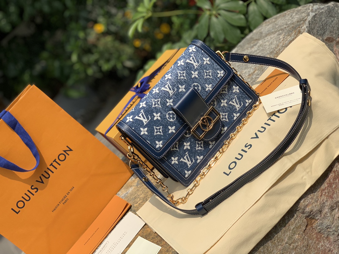 非市场普通货 进口皮料半钢五金 m59631中号尺寸25 x 17 x 10.5 cm丹宁系列最近火到不