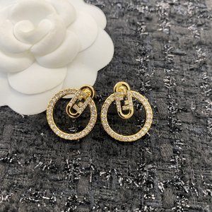Fendi Jewelry Earring Cheap Replica Set With Diamonds