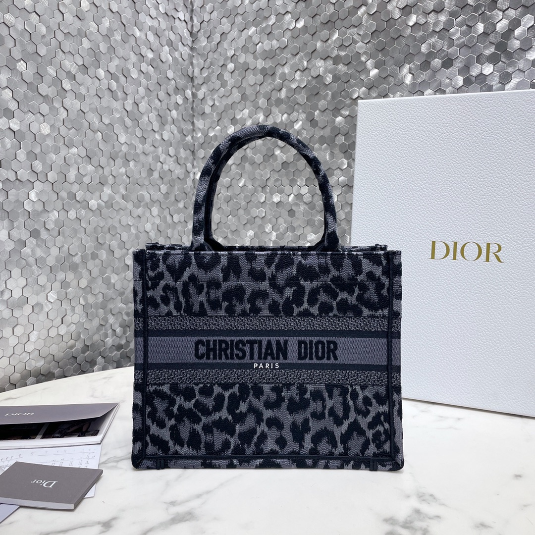 Sell High Quality
 Dior Book Tote Handbags Tote Bags Highest Product Leopard Print Embroidery