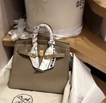 Hermes Birkin Bags Handbags Elephant Grey Gold Hardware