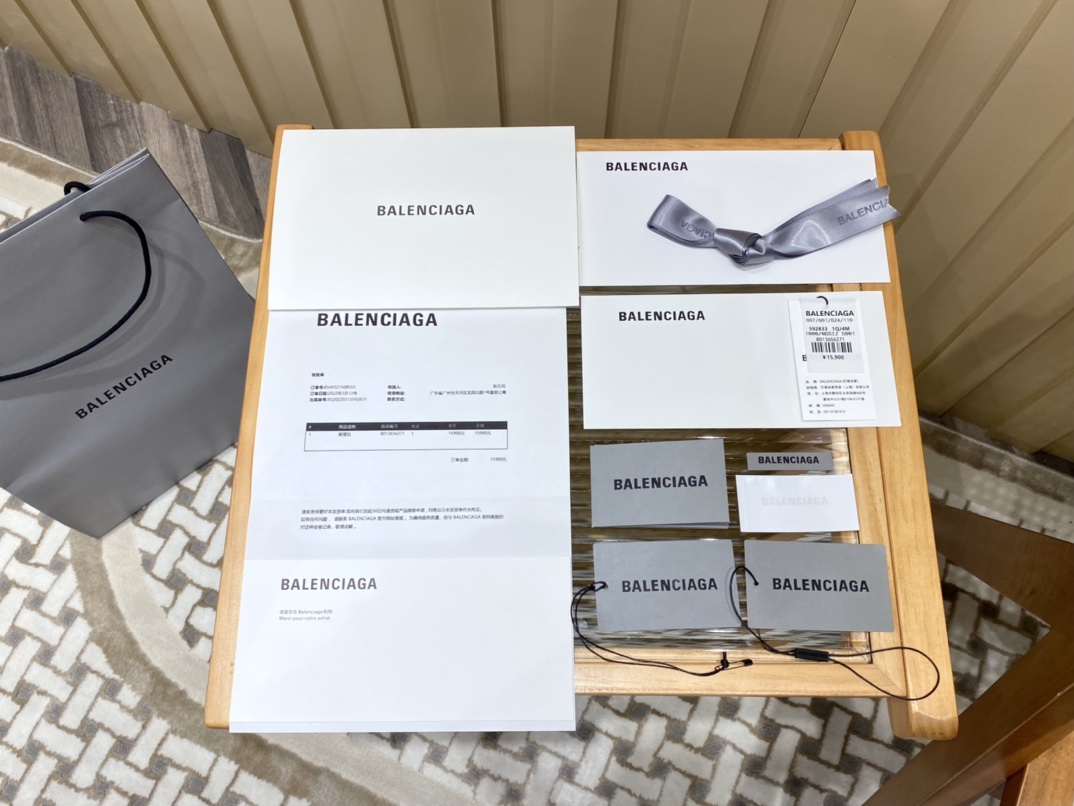 Balenciaga Hourglass XS 19CM BAG 鳄鱼纹沙漏包 592833黑色/金扣