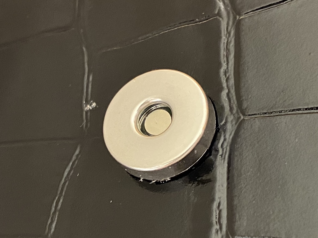 Balenciaga Hourglass XS 19CM BAG 鳄鱼纹沙漏包 592833黑色/银扣