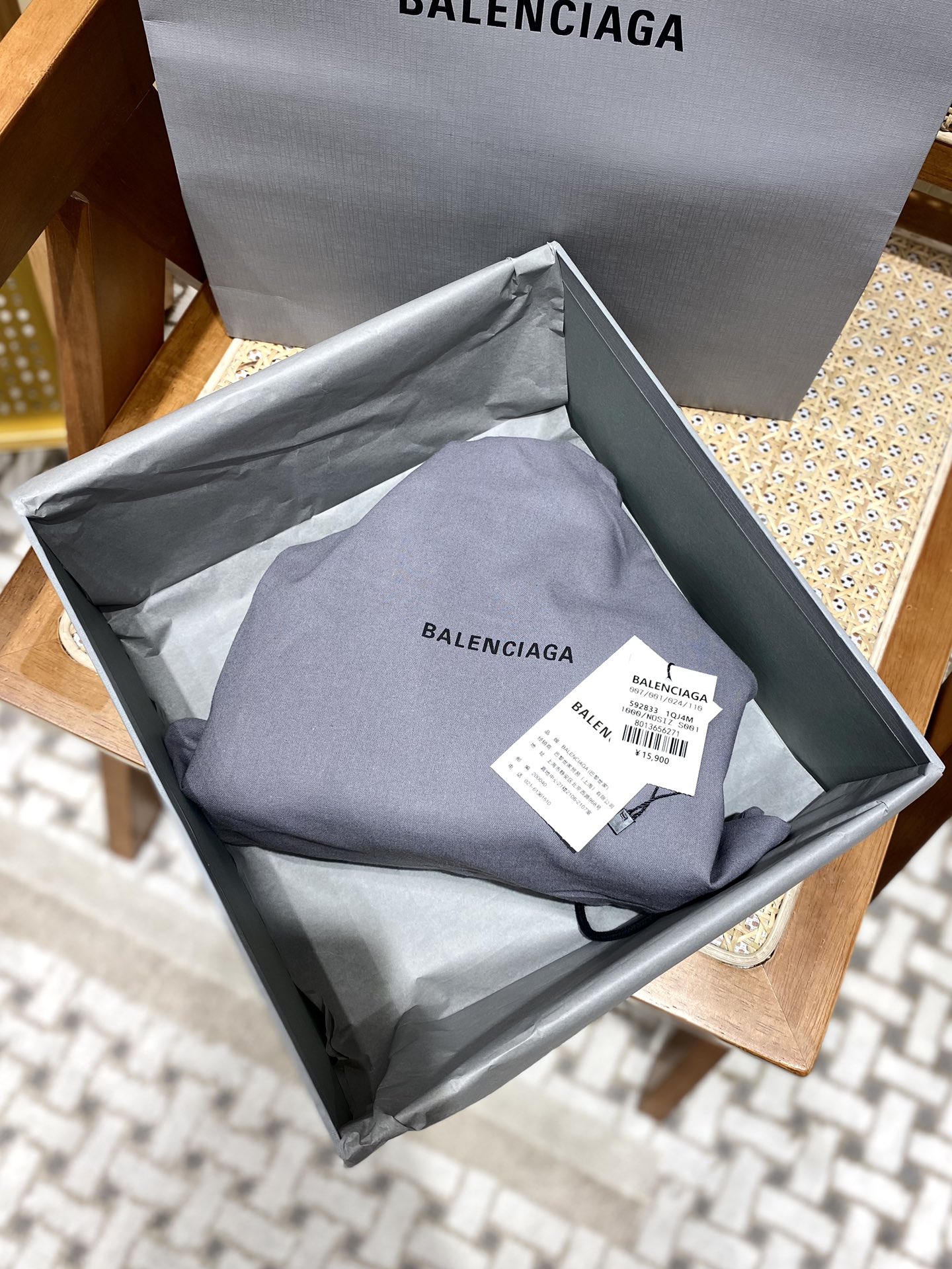 Balenciaga Hourglass XS 19CM BAG 鳄鱼纹沙漏包 592833白色/银扣