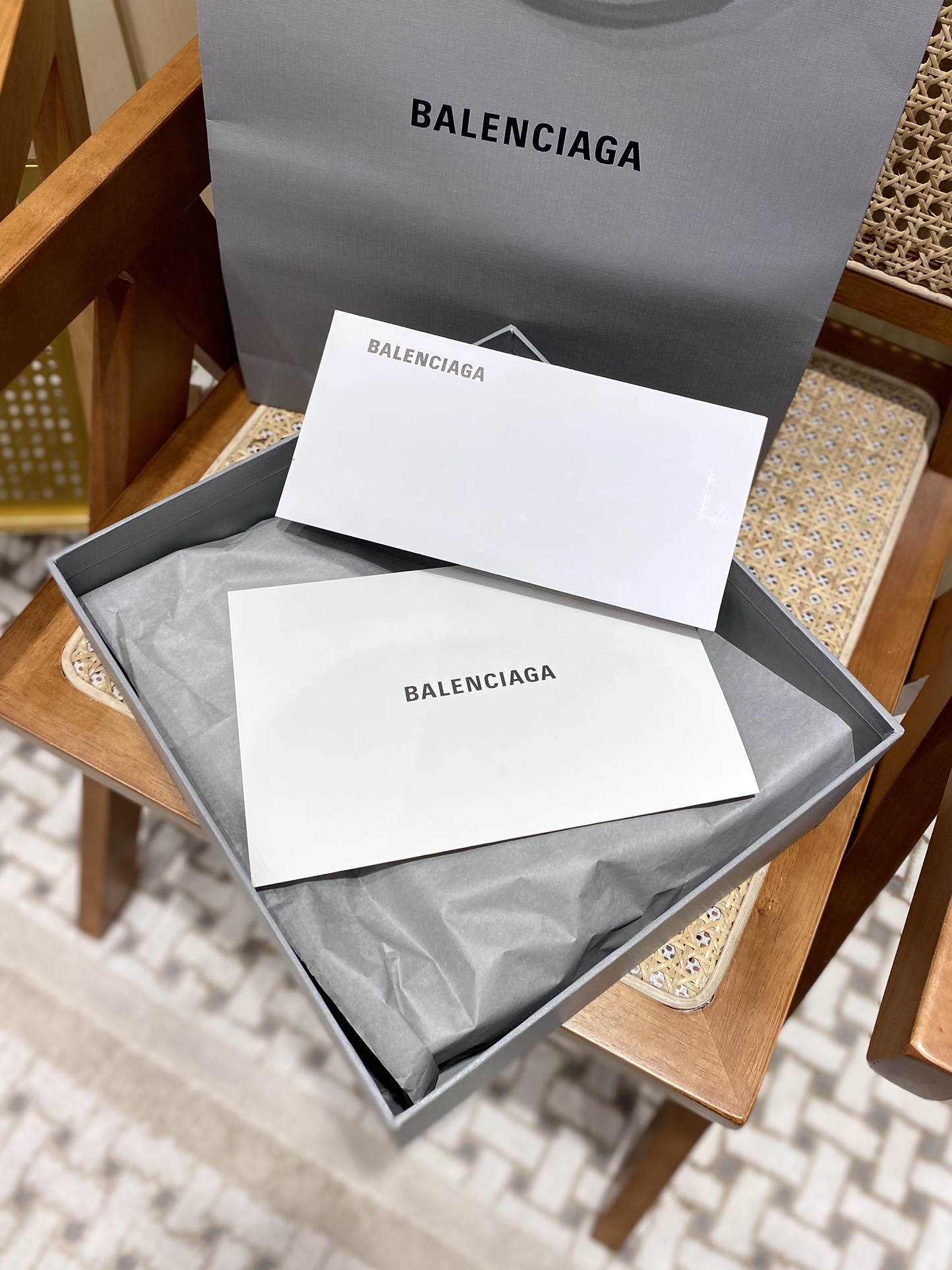 Balenciaga Hourglass XS 19CM BAG 鳄鱼纹沙漏包 592833灰蓝/银扣