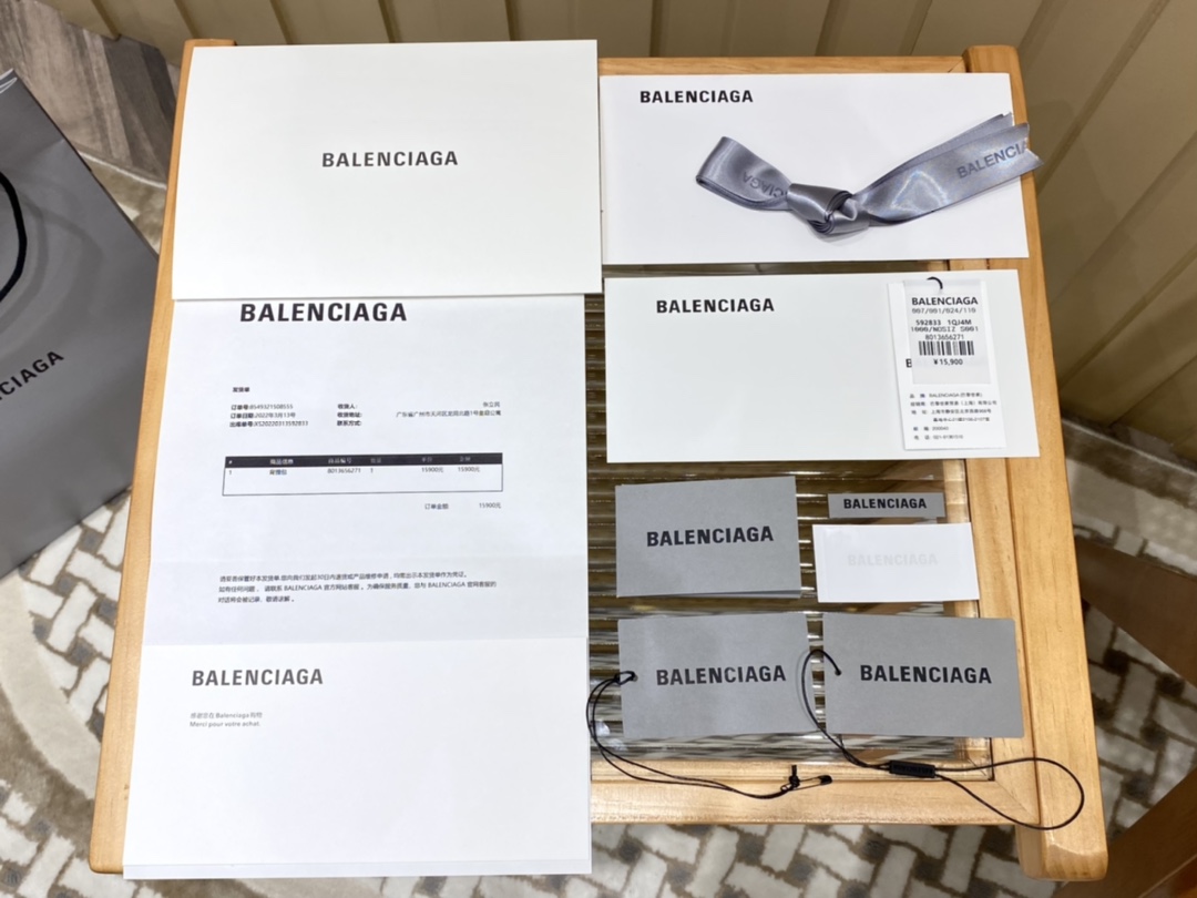 Balenciaga Hourglass XS 19CM BAG 鳄鱼纹沙漏包 592833灰蓝/银扣