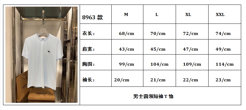 BUR新品男女同款棉质宽松版型圆领短袖T恤，采用棉质平织面料，印有品牌LOGO。ZS\n码数：M，L，ＸＬ，XXL\n颜色：（浅蓝色）