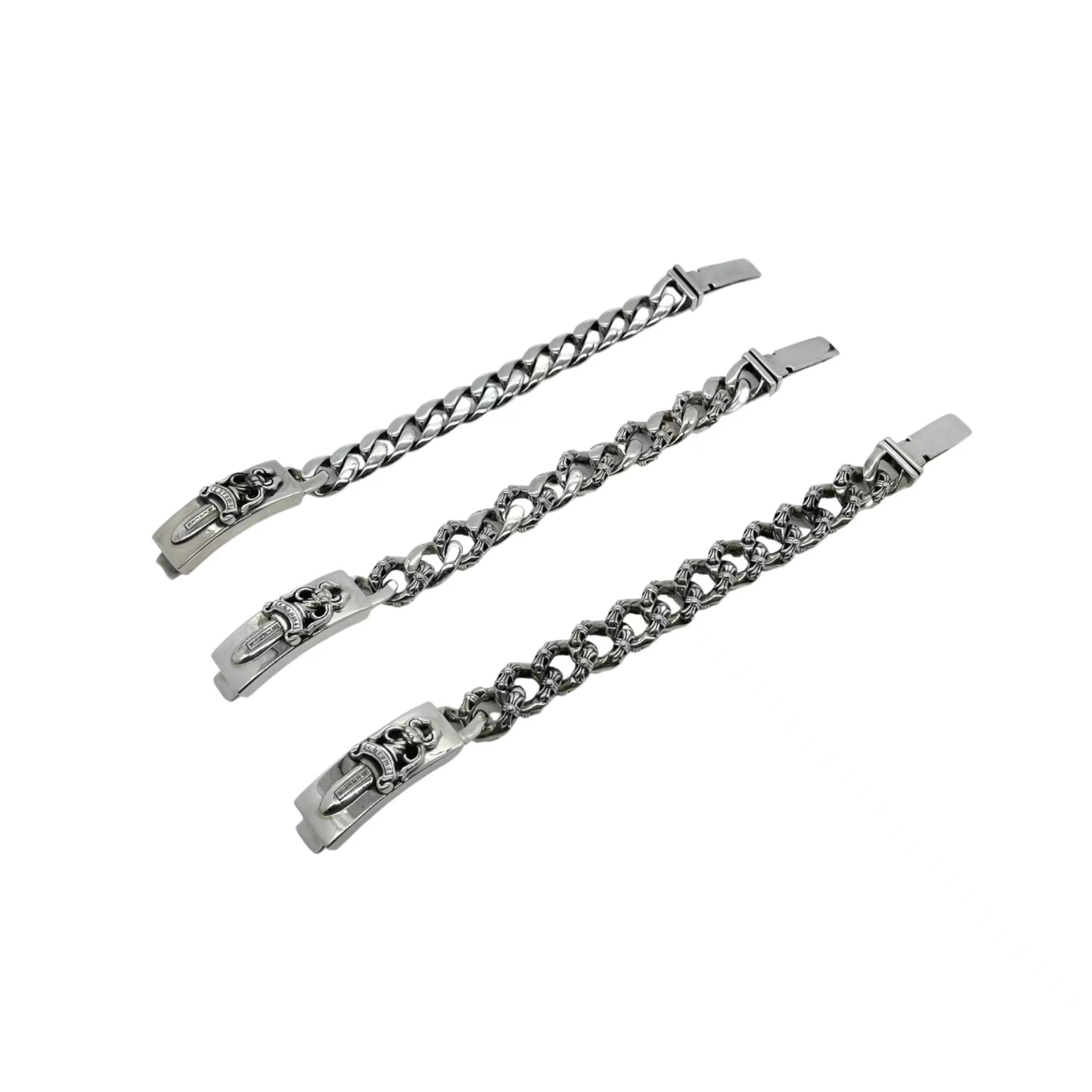 Chrome Hearts 𝐂𝐡𝐫𝐨𝐦𝐞 𝐡𝐞𝐚𝐫𝐭𝐬克罗心 手链集合图
