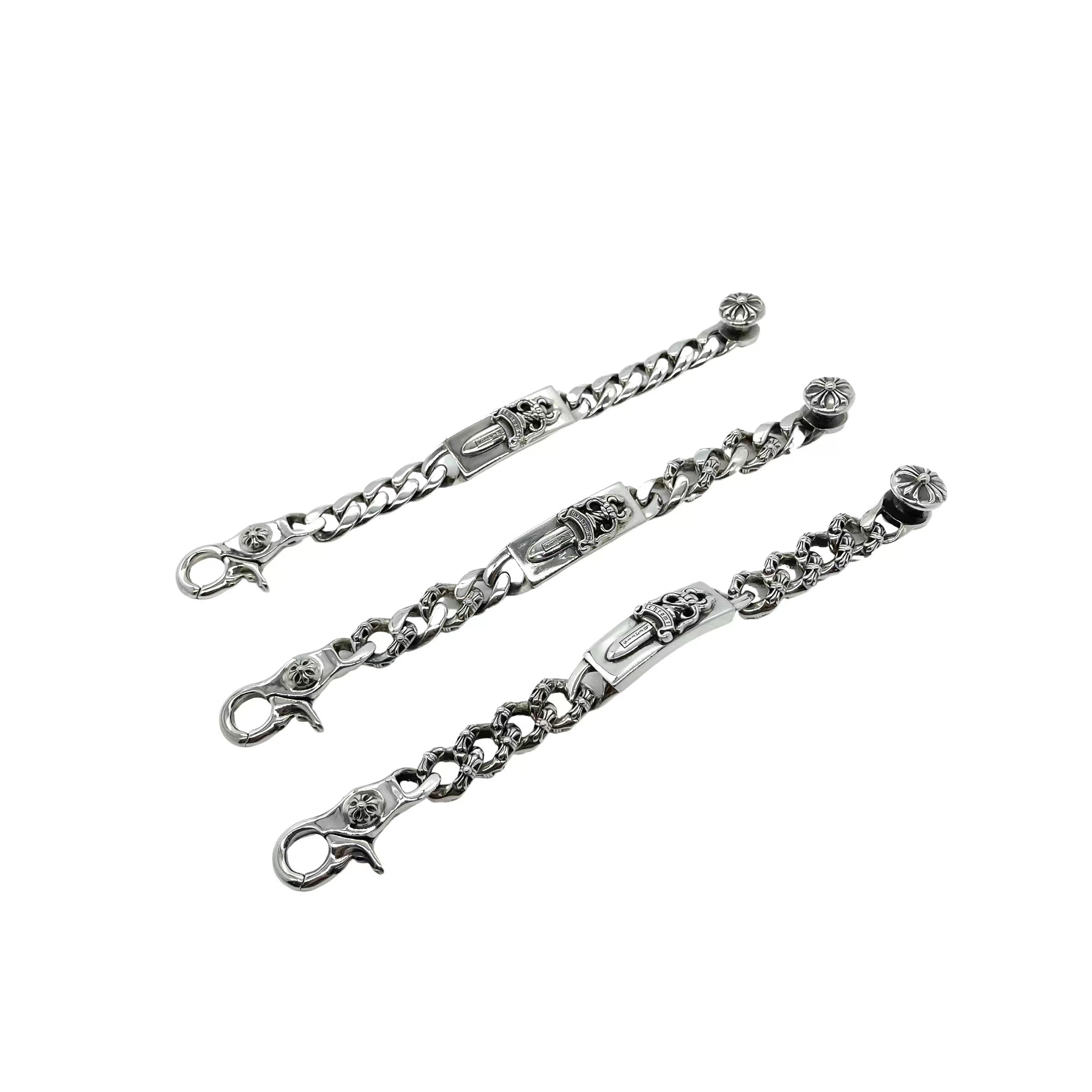 Chrome Hearts 𝐂𝐡𝐫𝐨𝐦𝐞 𝐡𝐞𝐚𝐫𝐭𝐬克罗心 手链集合图