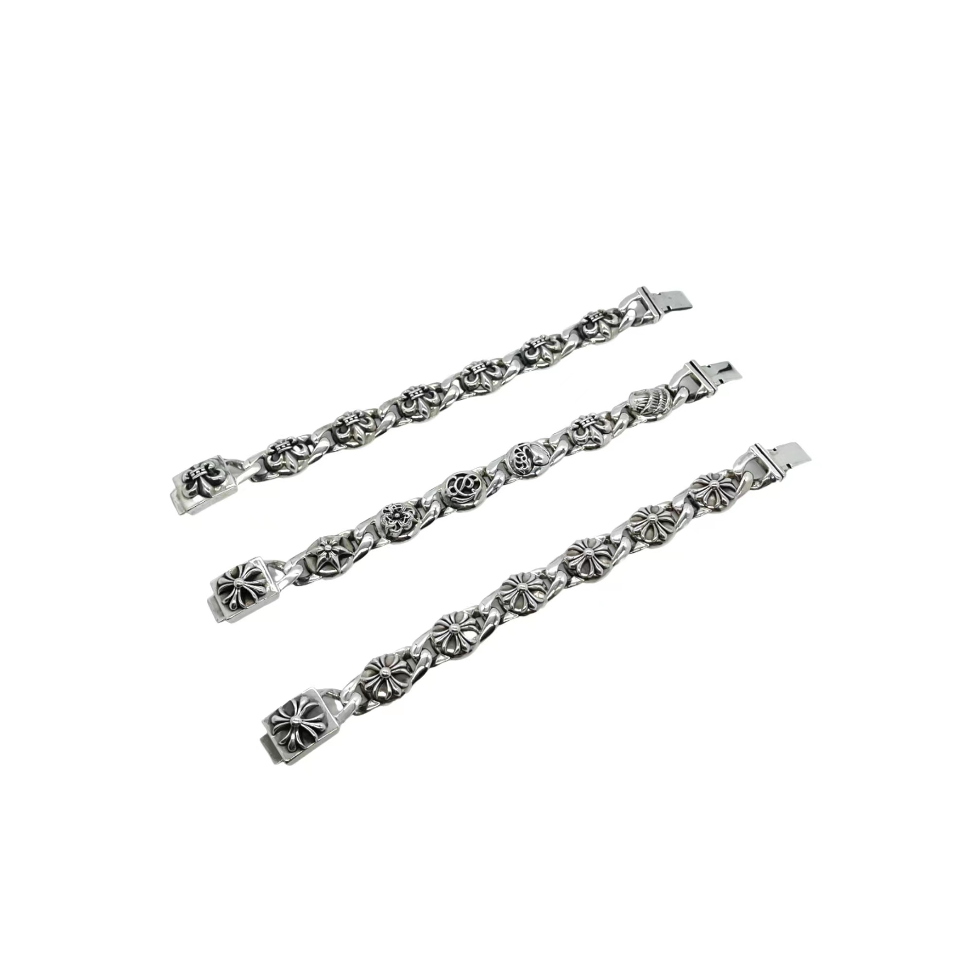 Chrome Hearts 𝐂𝐡𝐫𝐨𝐦𝐞 𝐡𝐞𝐚𝐫𝐭𝐬克罗心 手链集合图