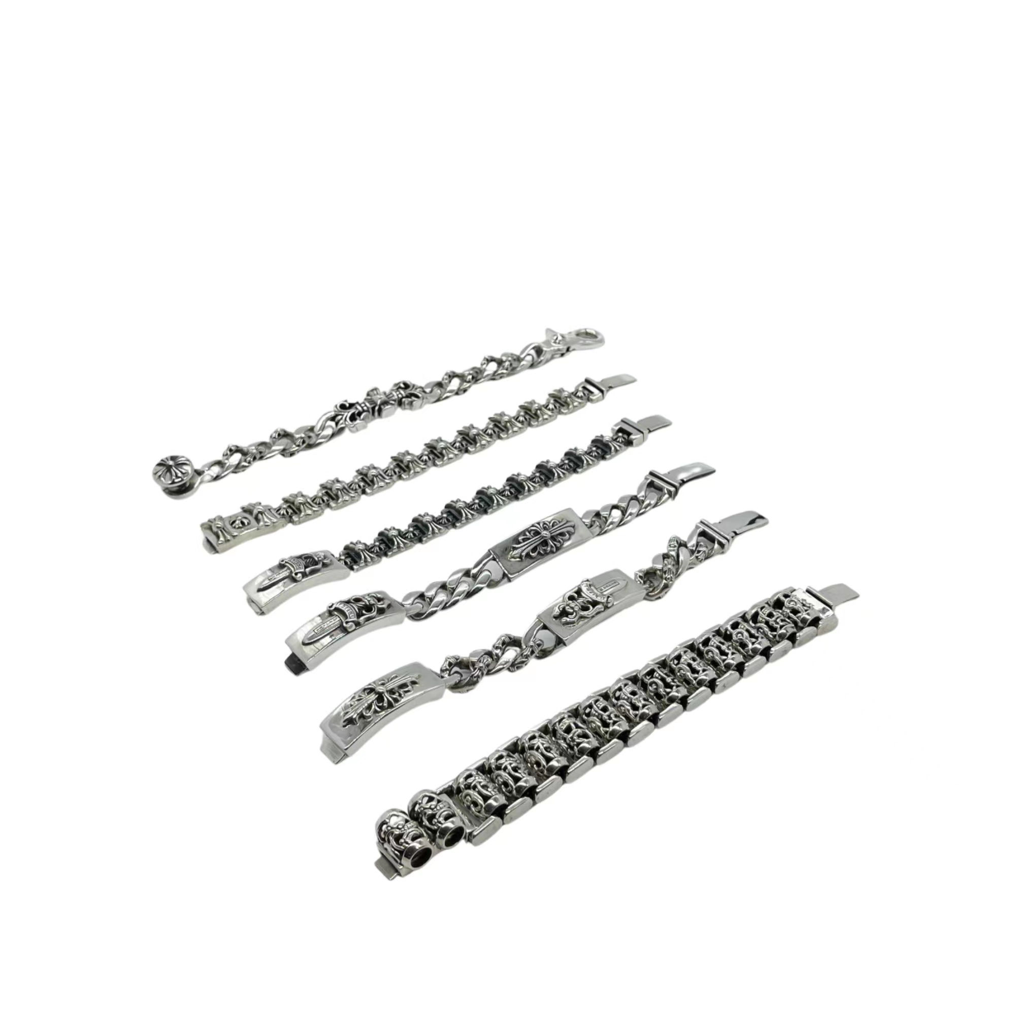 Chrome Hearts 𝐂𝐡𝐫𝐨𝐦𝐞 𝐡𝐞𝐚𝐫𝐭𝐬克罗心 手链集合图