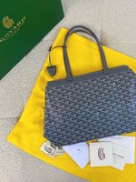 Goyard Handbags Tote Bags Grey Cowhide PU Belle