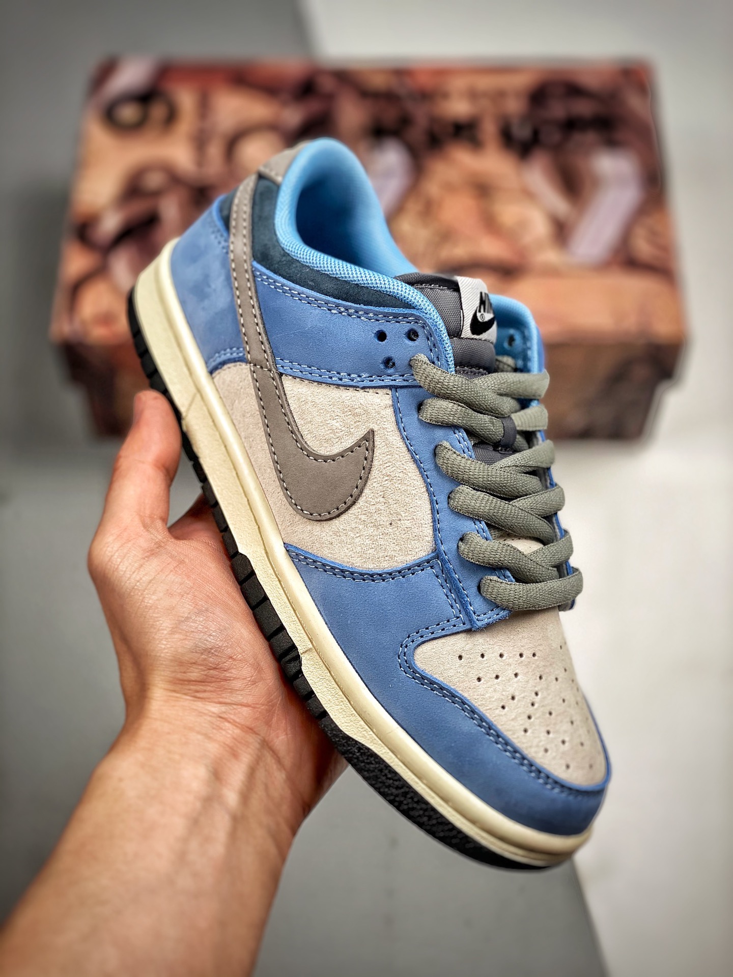 -4 NK SB Dunk Low "Steamboy OST" Colaboración Otomo Katsuhiro, mejor relación calidad-precio #Etiqueta tejida de fábric…