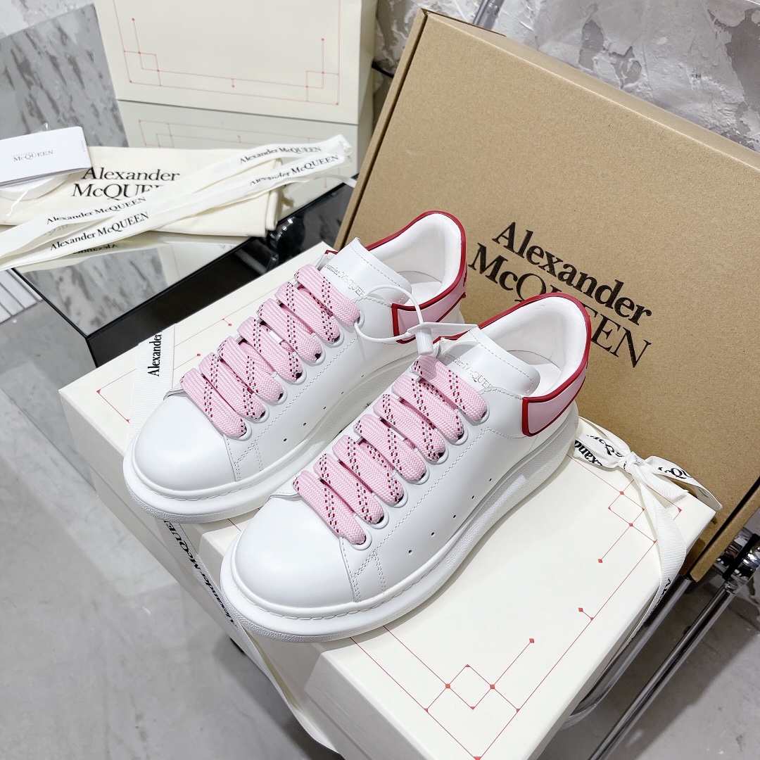 Película rosa # ¡Nivel de compra exclusivo! ! Alexander McQueen ha sido popular durante N años. Es un zapato blanco con…