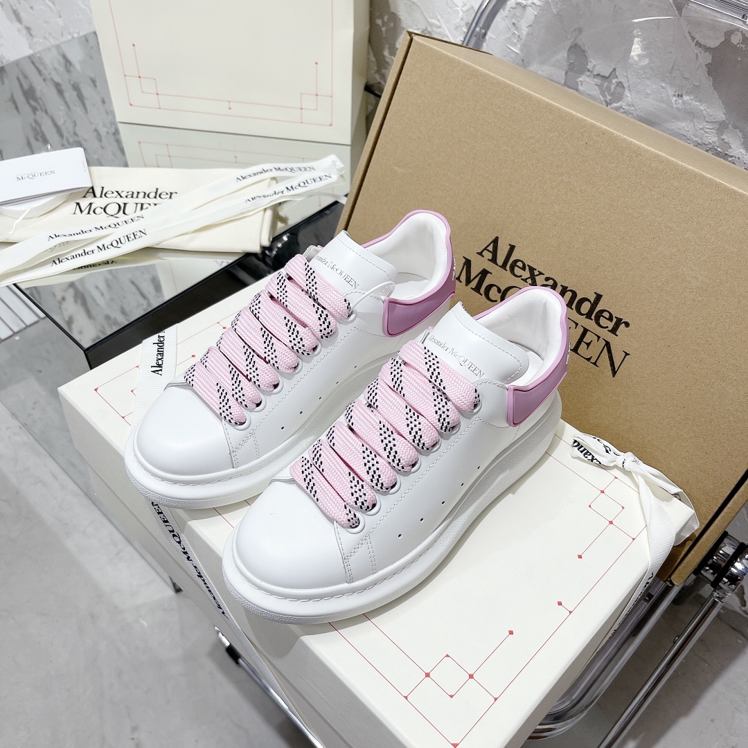Película rosa claro# ¡Nivel de compra exclusivo! ! Alexander McQueen ha sido popular durante N años. Es un zapato blanc…