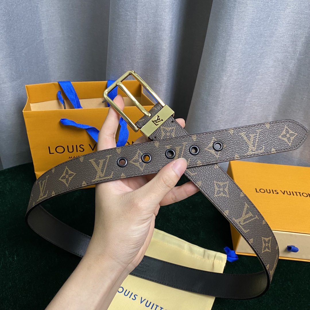 Wholesale
 Louis Vuitton Perfect 
 Belts Men Calfskin Cowhide