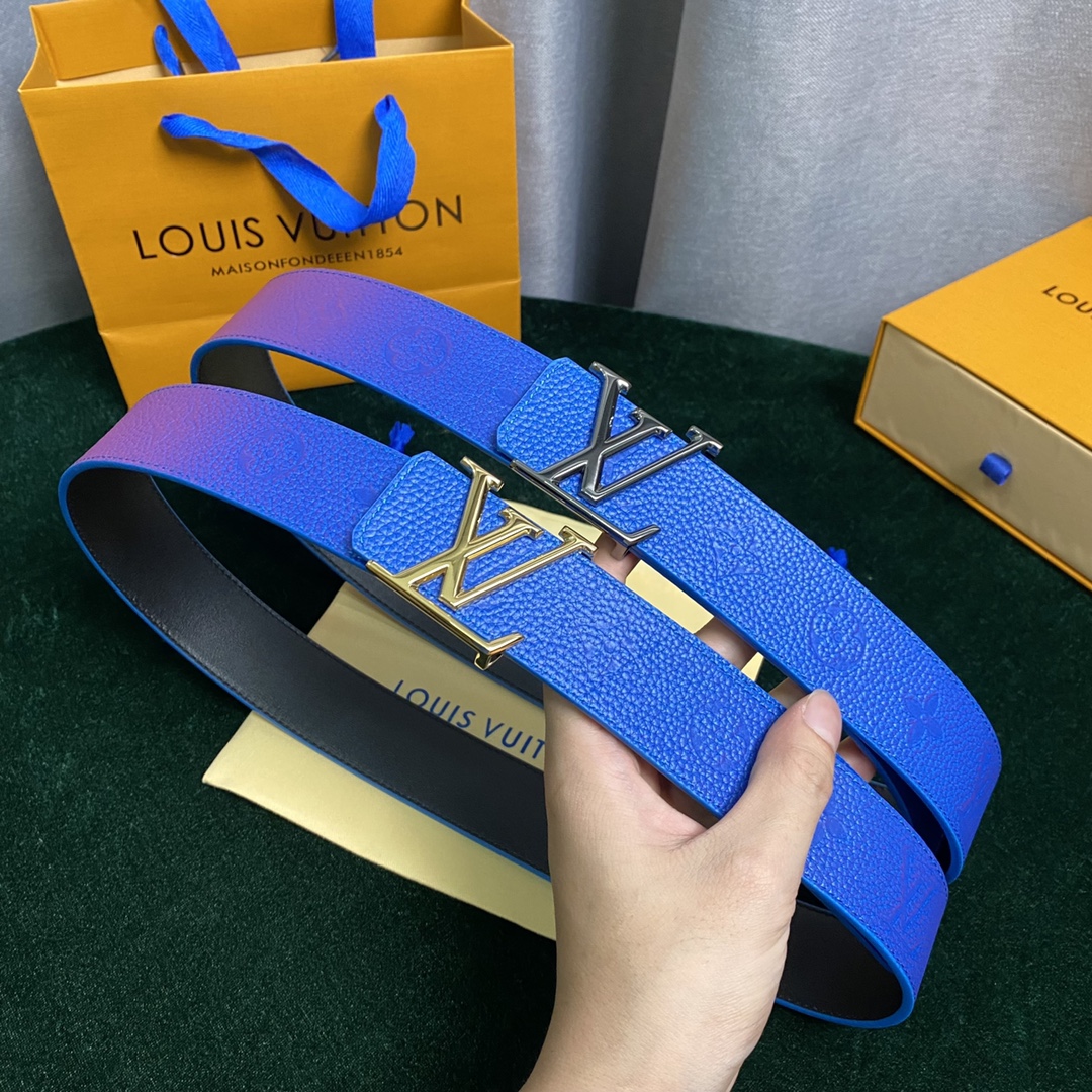 Louis Vuitton Belts Calfskin Cowhide