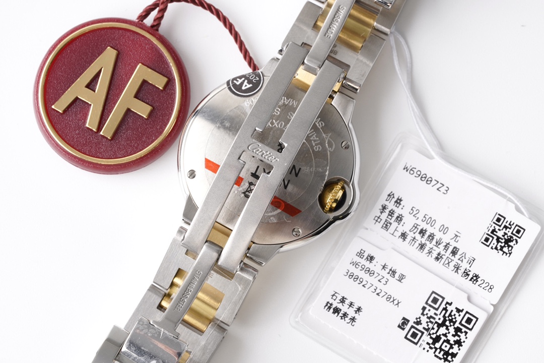AF最美复刻 卡地亚28mm小号蓝汽球W69010Z4女士腕表