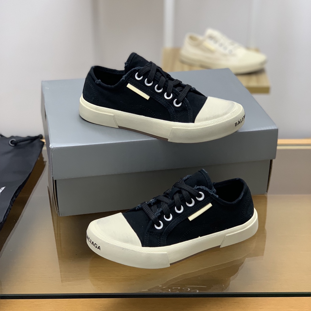 BALENCIAGA巴黎世家 2022最新Paris情侣款帆布鞋 2022最新Paris情侣款帆布鞋