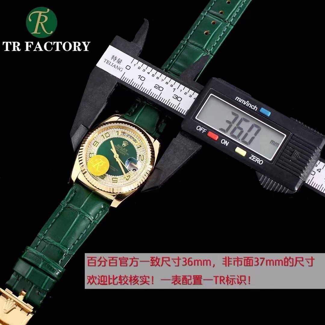 TR 绿珐琅满天星36mm系列118138劳力士腕表