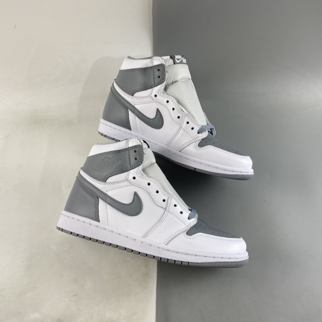 P280 Air Jordan 1 High OG ”Stealth” AJ1 乔1白灰 555088-037