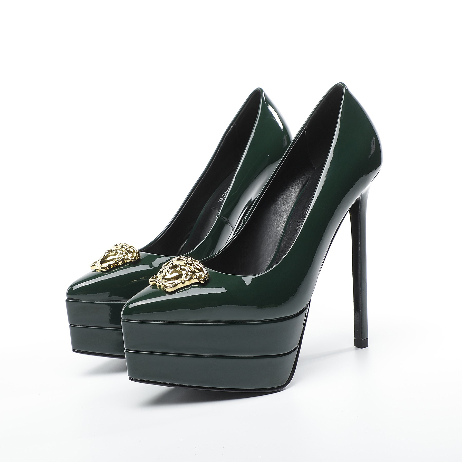 precio de fábrica: suela de goma m Suela de cuero m.. Yardage: 34-42 Versace nuevo super tacón alto 