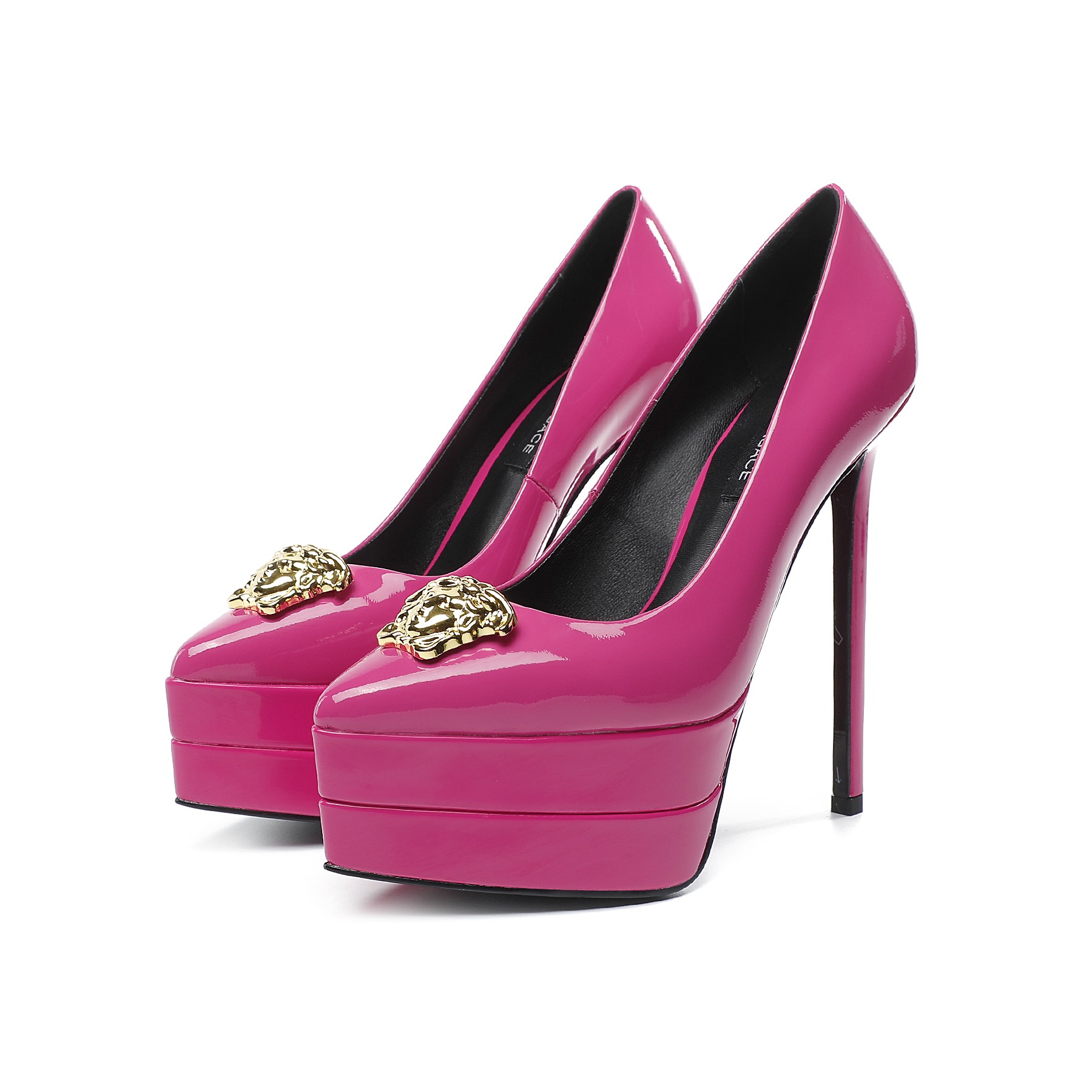 precio de fábrica: suela de goma m Suela de cuero m.. Yardage: 34-42 Versace nuevo super tacón alto 