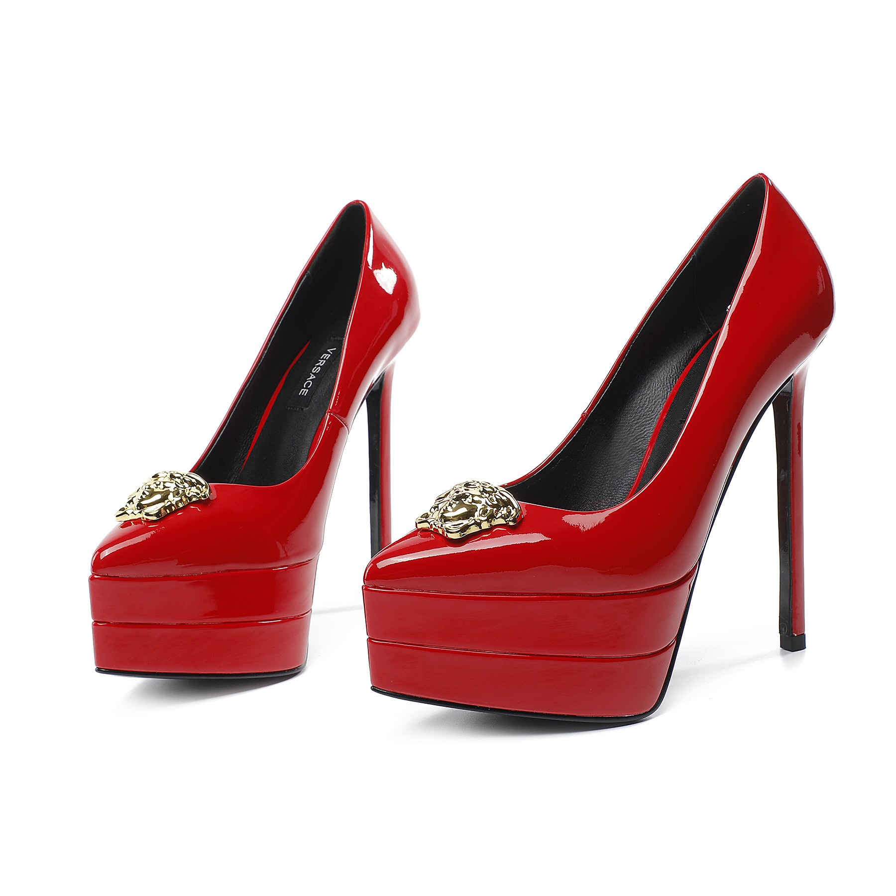 precio de fábrica: suela de goma m Suela de cuero m.. Yardage: 34-42 Versace nuevo super tacón alto 