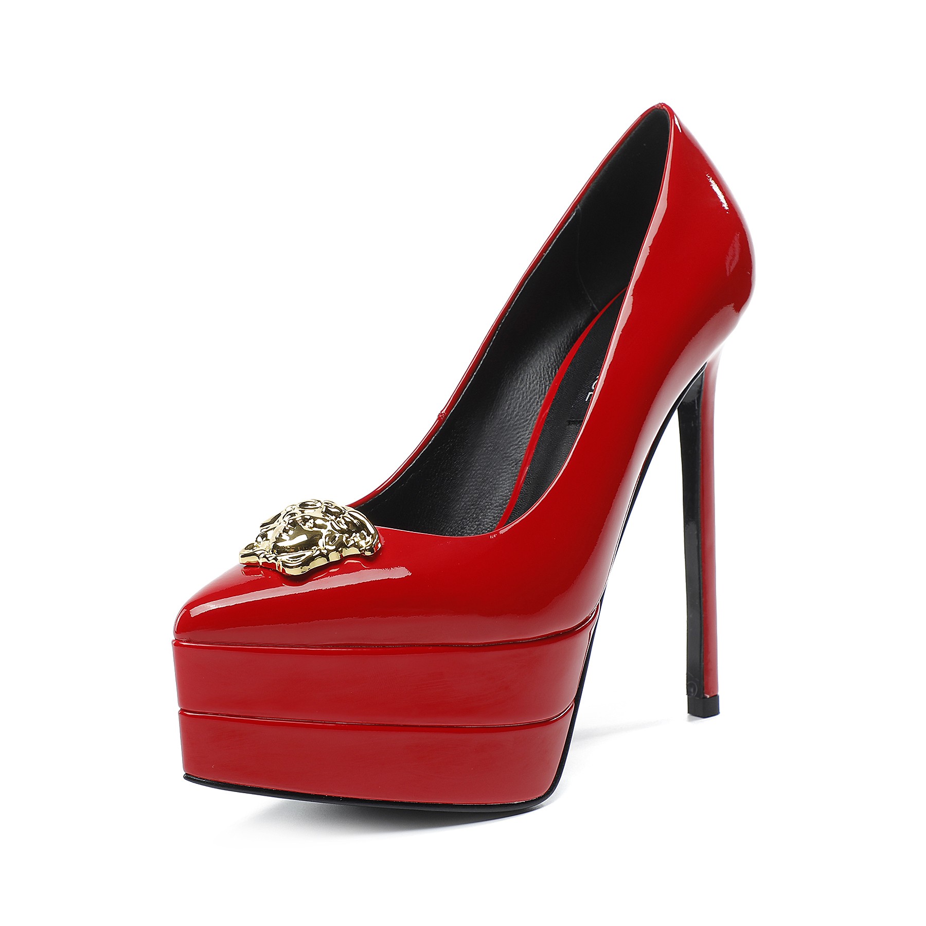precio de fábrica: suela de goma m Suela de cuero m.. Yardage: 34-42 Versace nuevo super tacón alto 
