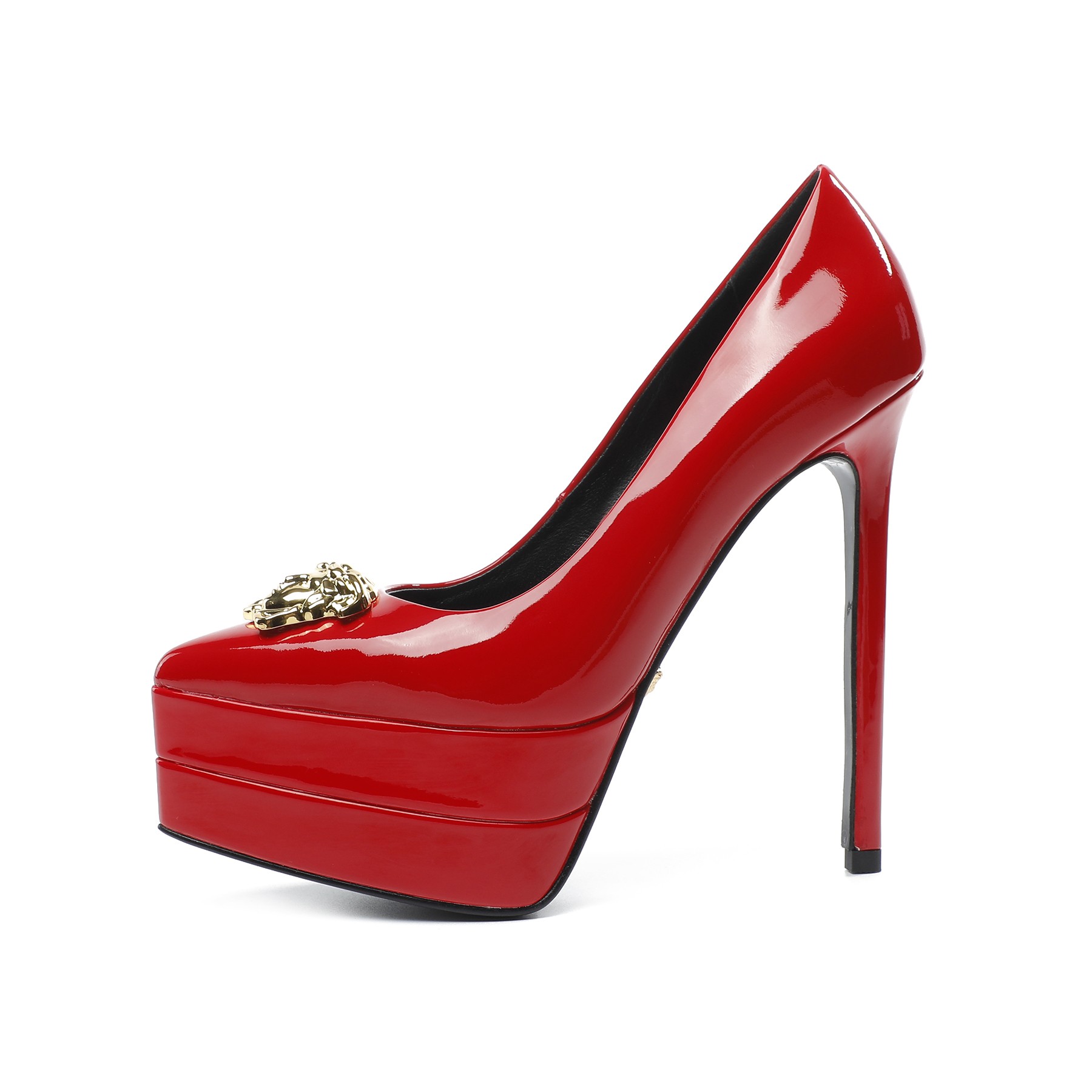 precio de fábrica: suela de goma m Suela de cuero m.. Yardage: 34-42 Versace nuevo super tacón alto 