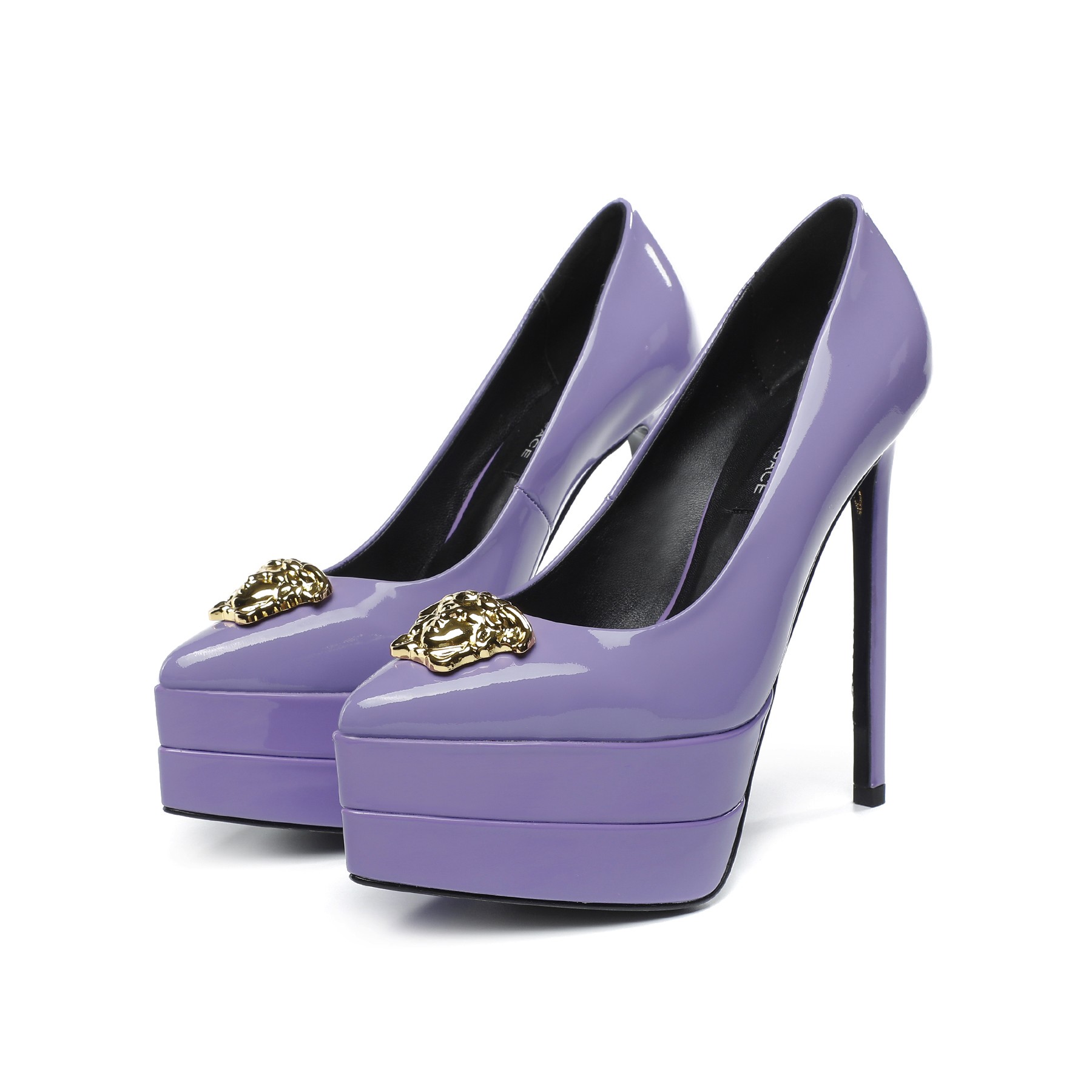 precio de fábrica: suela de goma m Suela de cuero m.. Yardage: 34-42 Versace nuevo super tacón alto 