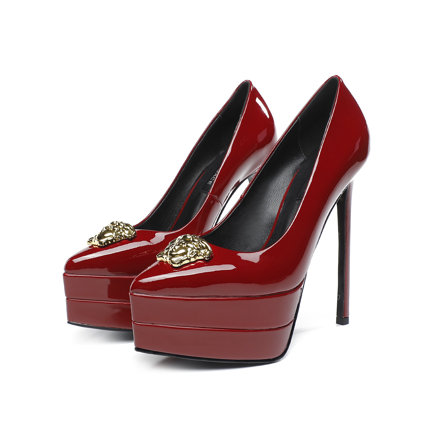 precio de fábrica: suela de goma m Suela de cuero m.. Yardage: 34-42 Versace nuevo super tacón alto 