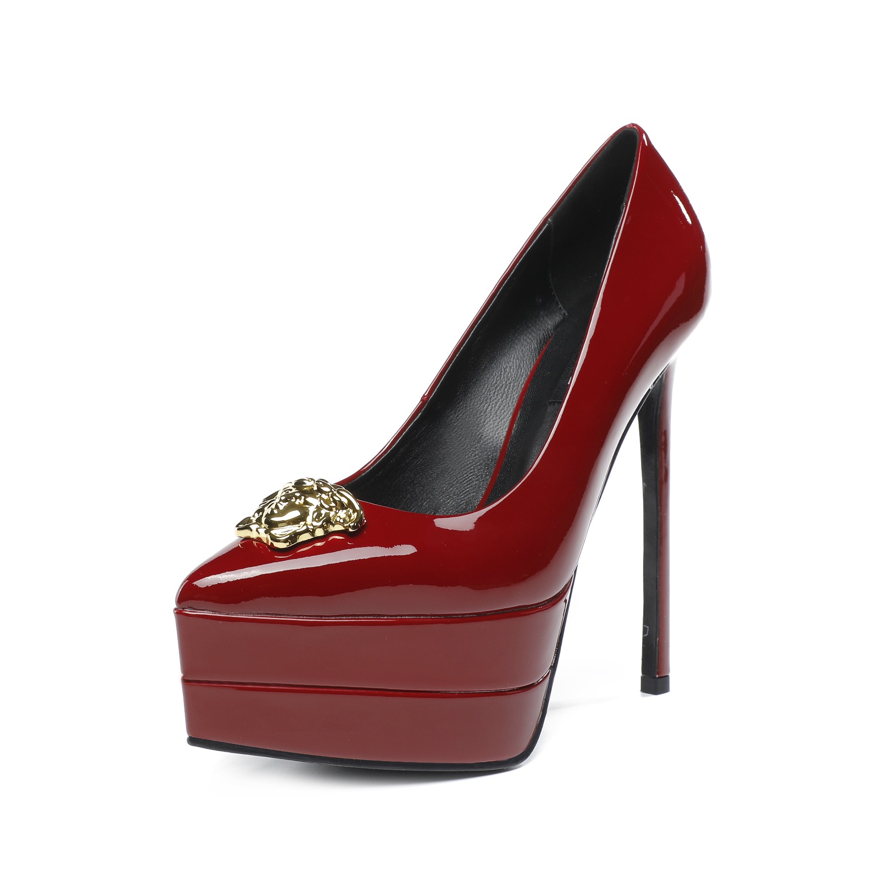 precio de fábrica: suela de goma m Suela de cuero m.. Yardage: 34-42 Versace nuevo super tacón alto 
