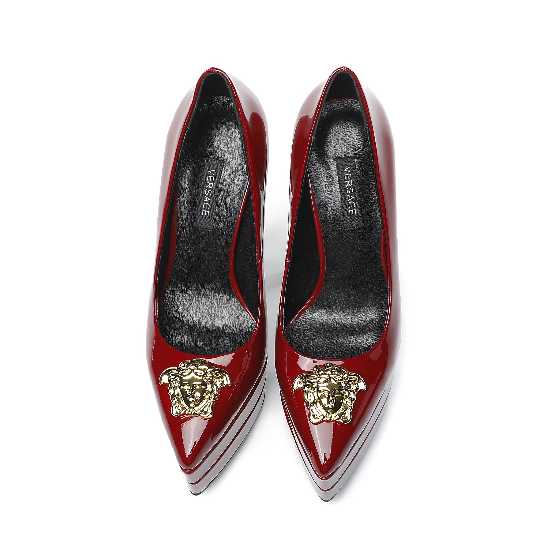 precio de fábrica: suela de goma m Suela de cuero m.. Yardage: 34-42 Versace nuevo super tacón alto 