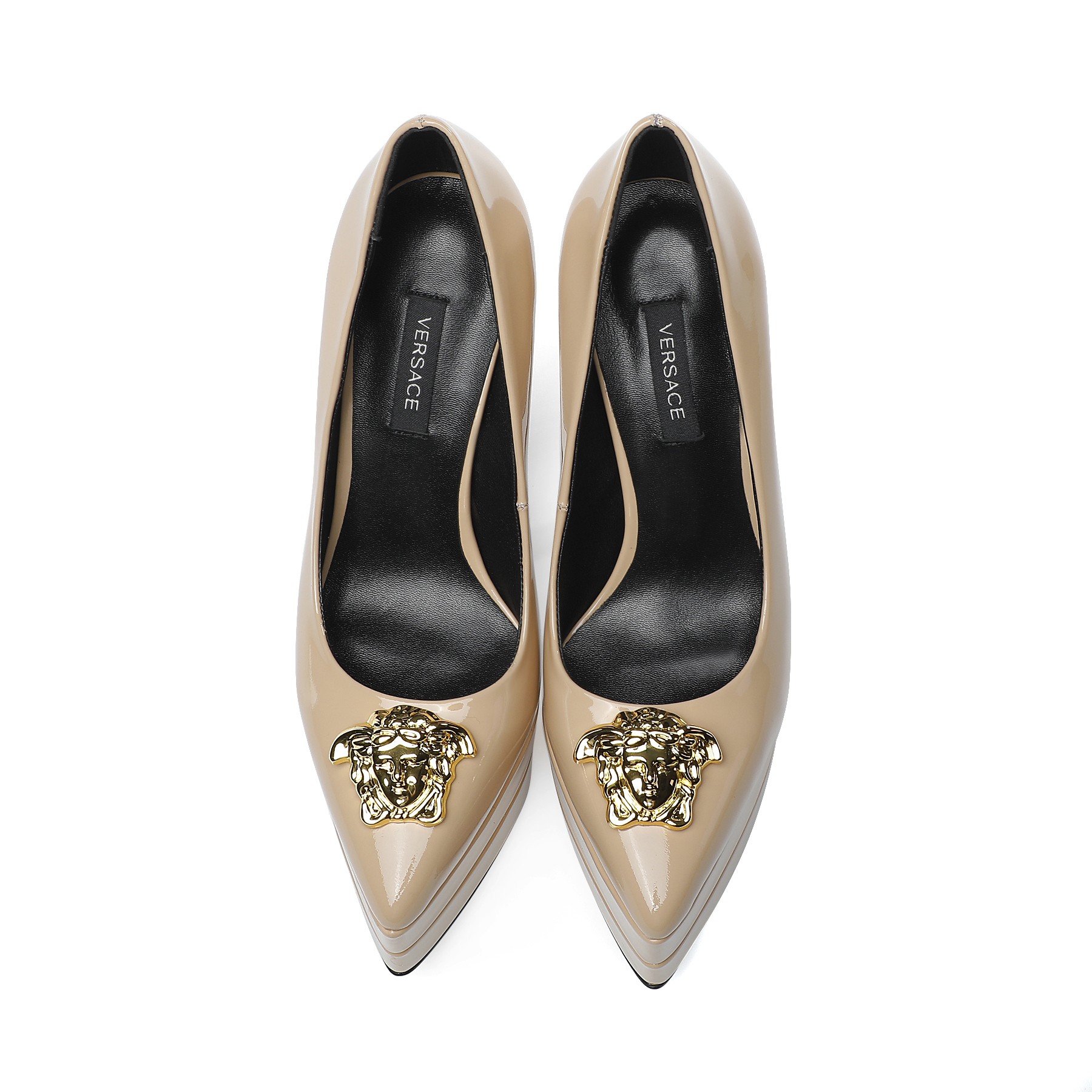 precio de fábrica: suela de goma m Suela de cuero m.. Yardage: 34-42 Versace nuevo super tacón alto 