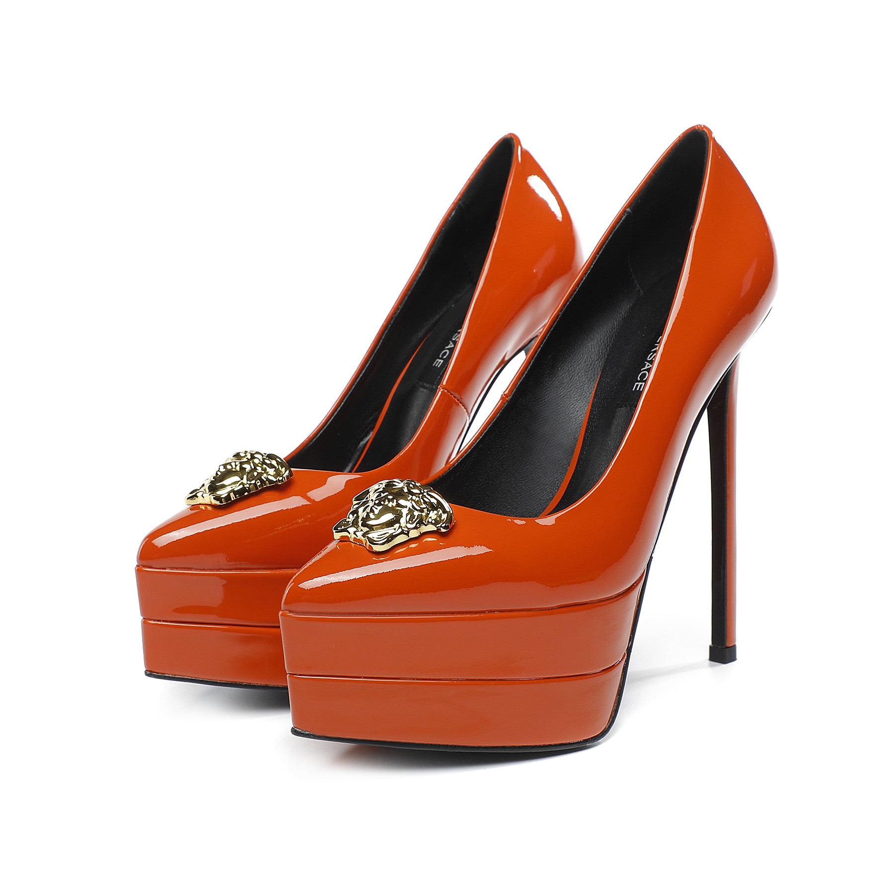 precio de fábrica: suela de goma m Suela de cuero m.. Yardage: 34-42 Versace nuevo super tacón alto 